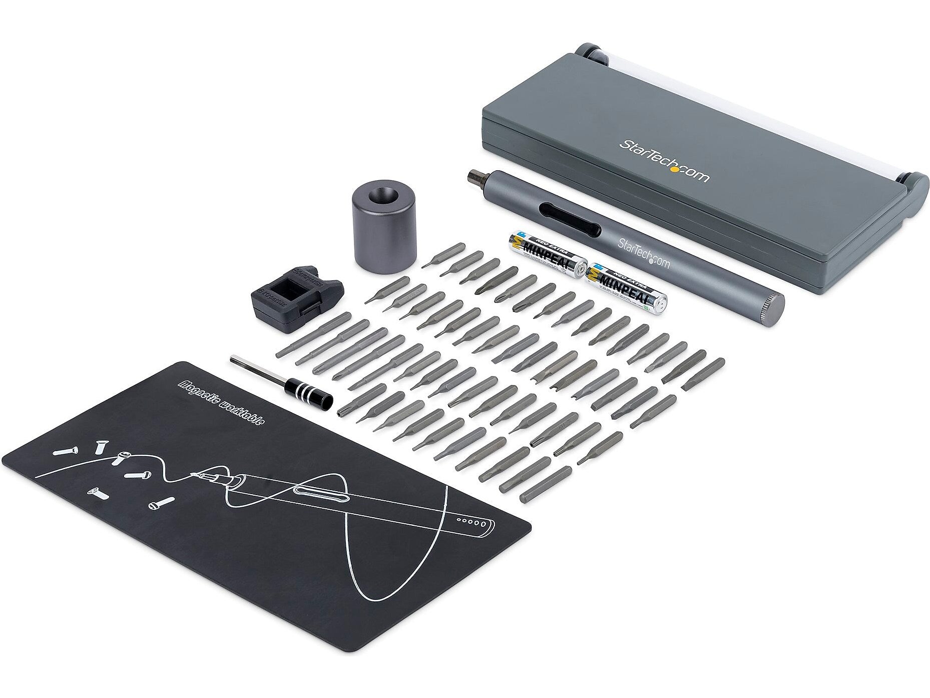 StarTech Electric Precision Screwdriver Set, 55-Bit (CTK55PCEDRIVE)