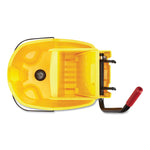 WaveBrake 2.0 Bucket/Wringer Combos, Side-Press with Drain, 8.75 gal, Yellow