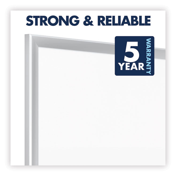 Classic Series Nano-Clean Dry Erase Board, 72" x 48", White Surface, Satin Aluminum Frame