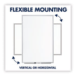 Classic Series Nano-Clean Dry Erase Board, 96" x 48", White Surface, Satin Aluminum Frame