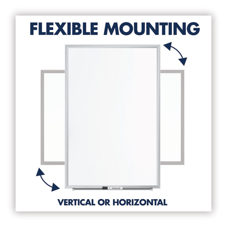 Classic Series Nano-Clean Dry Erase Board, 96" x 48", White Surface, Satin Aluminum Frame