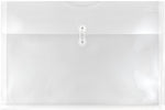 JAM Paper Premium Plastic Document File, Clear, 3/Pack (457B1CLX3)