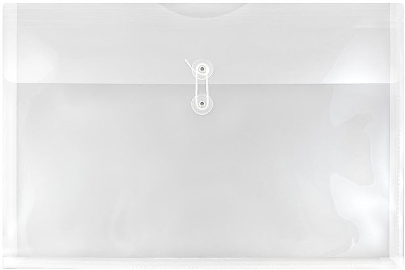 JAM Paper Premium Plastic Document File, Clear, 3/Pack (457B1CLX3)