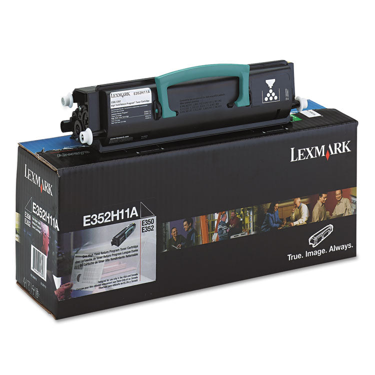 E352h11a Return Program High-Yield Toner, 9,000 Page-Yield, Black