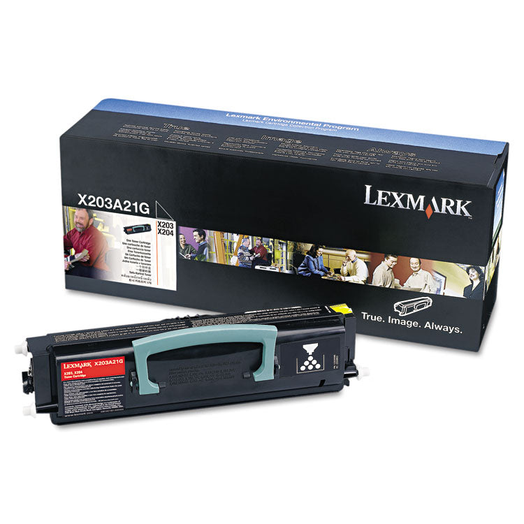 X203a11g Return Program Toner, 2,500 Page-Yield, Black