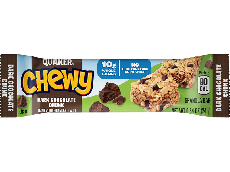 Quaker Chewy Granola Bars Variety Pack, 25.3 oz., 30 Bars/Box (57341)