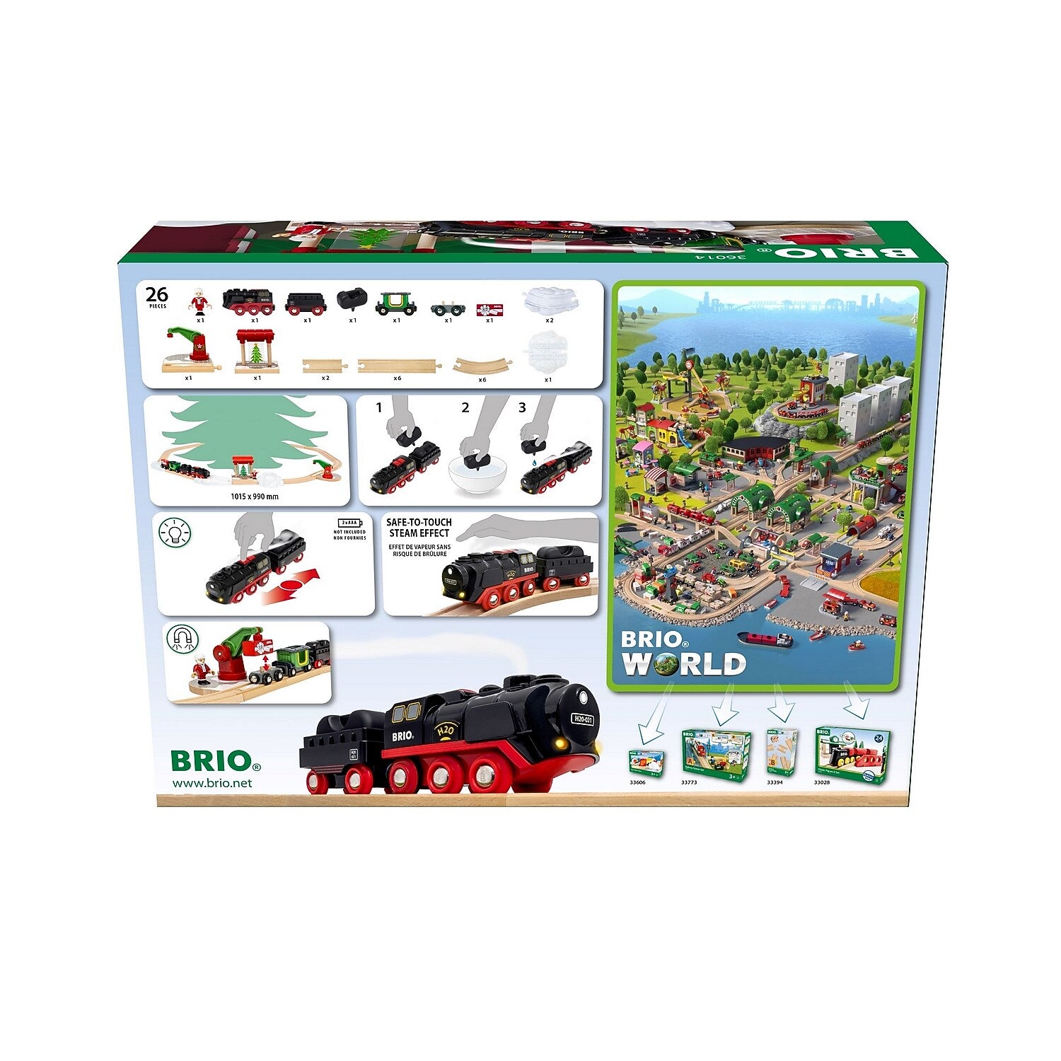 Ravensburger Brio Christmas Steaming Train Set (63601400)