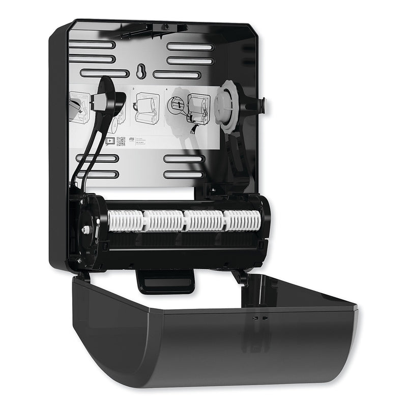 Tork H80 System Mechanical Hand Towel Roll Dispenser, Black