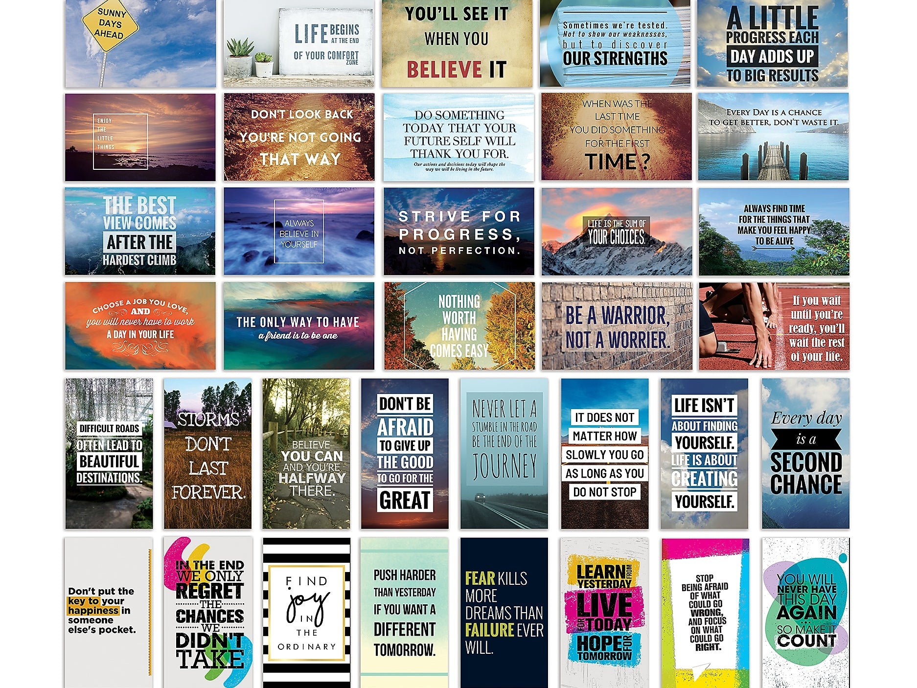 Better Office Encouragement Cards, 2" x 3.5", Assorted Colors, 60/Pack (64551-60PK)