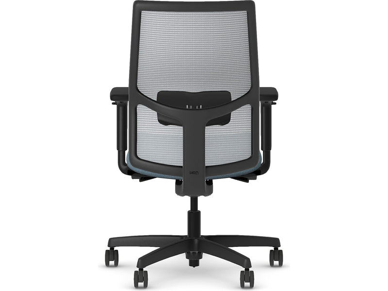 HON Ignition 2.0 Fabric/Mesh Swivel Task Chair, Carolina/Black (HIWMMKD.Y2.A.H.IF.HAML21.BL.SB.T)