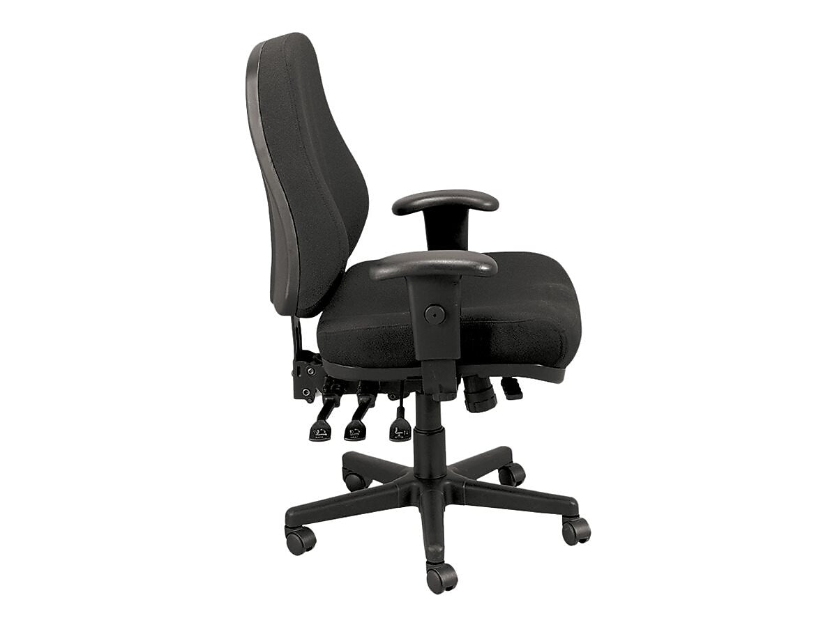 Eurotech 24/7 Fabric Task Chair, Dove Black (24/7-BLKDOVE)