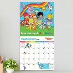 2026 TF Publishing 12" x 17" TF Publishing 12" x 12" Rainbow Brite Wall Calendar 26-1123