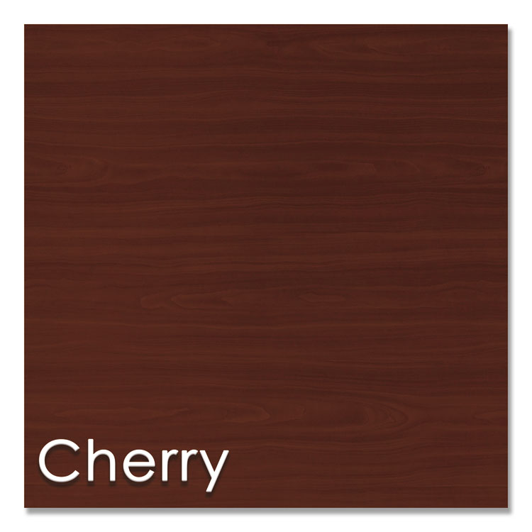 Trento Line Bookcase, Three-Shelf, 31.5w x 11.5d x 43.25h, Cherry