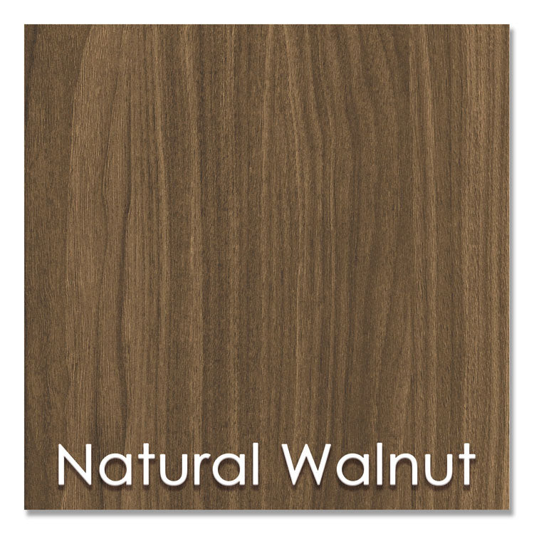 Urban Series Cabinet Credenza Pedestal with Lateral File, 35.25w x 15.25d x 23.75h, Natural Walnut