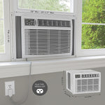 Durastar 230-Volt 12000 BTU 12000 (BTU DOE) Wall Air Conditioner with Remote, White (DRTAC122XNA1)