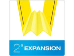 Pendaflex Recycled Pressboard Fastener Folders, 1/3-Cut Tab, Letter Size, Yellow, 25/Box (15939GW)