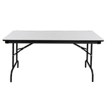 ICEBERG Premium Folding Table, 72" x 30", Gray (55227)