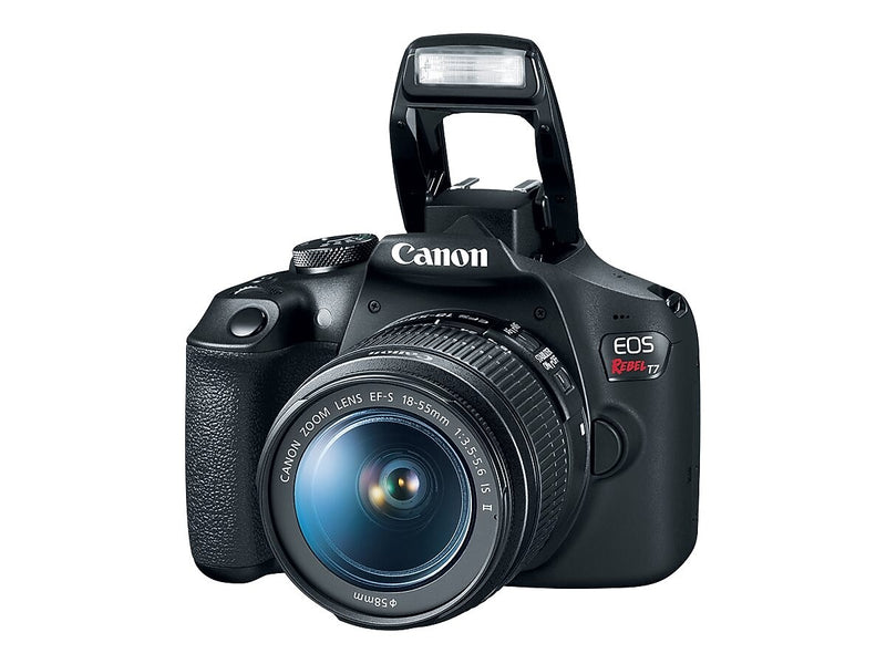 Canon EOS Rebel T7 24.1 Megapixels Digital Camera, 3X Optical Zoom, Black (2727C002)