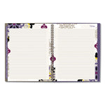 Vienna Weekly/Monthly Appointment Book, Geometric Artwork, 11 x 8.5, Purple/Tan Cover, 12-Month (Jan to Dec): 2025