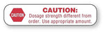 Warning Label, 1-5/8" x 3/8"