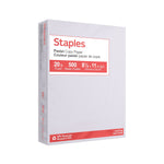 Staples Pastel 30% Recycled Color Copy Paper, 20 lbs., 8.5" x 11", Gray, 500/Ream (14785)