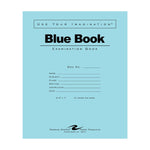 Roaring Spring Paper Products Exam 1-Subject Exam Notebook, 7" x 8.5", Wide Ruled, 12 Sheets, Blue (77513)