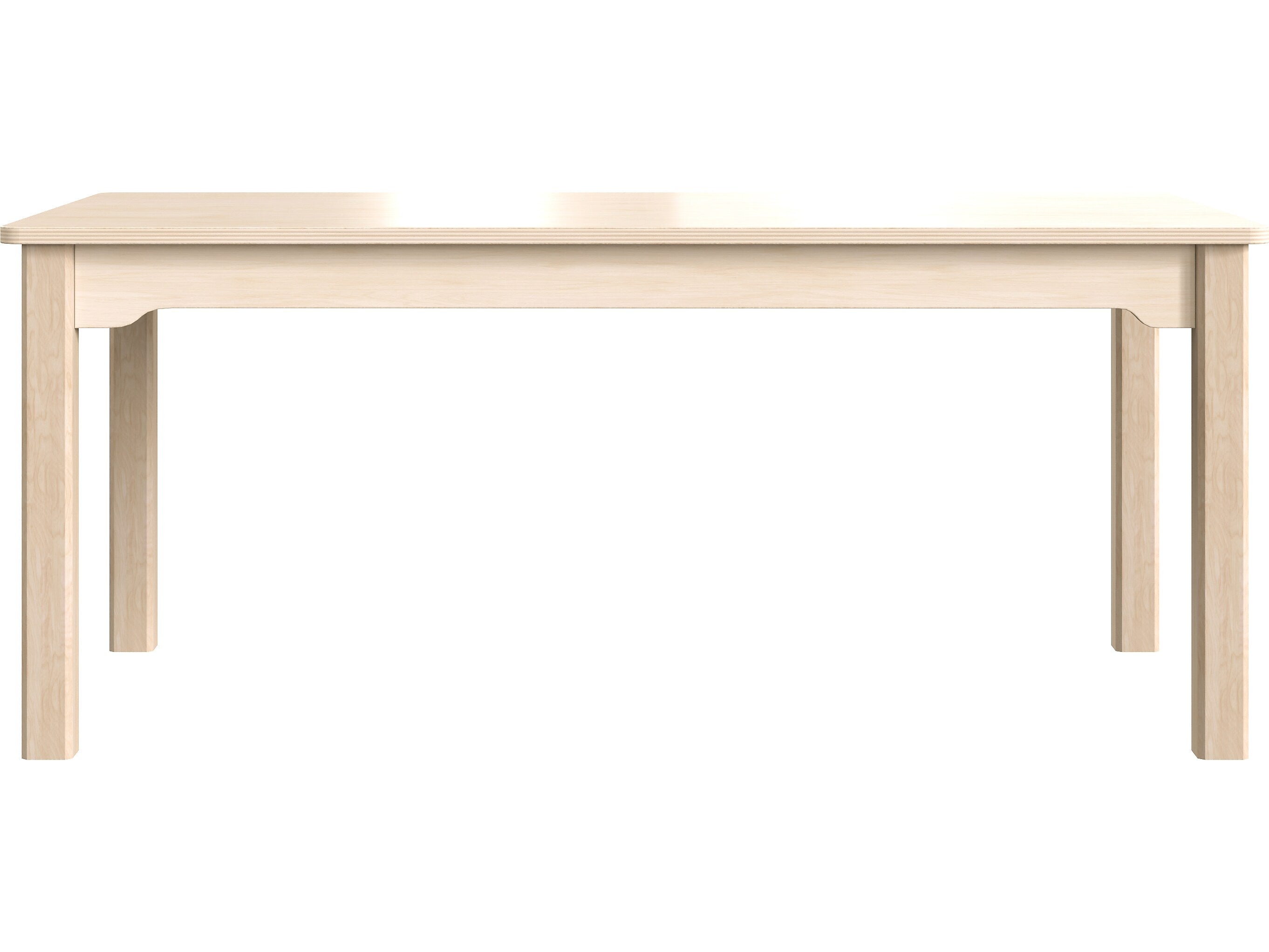 Flash Furniture Bright Beginnings Hercules Rectangular Table, 47.25" x 23.5", Beech (MK-ME088011-GG)