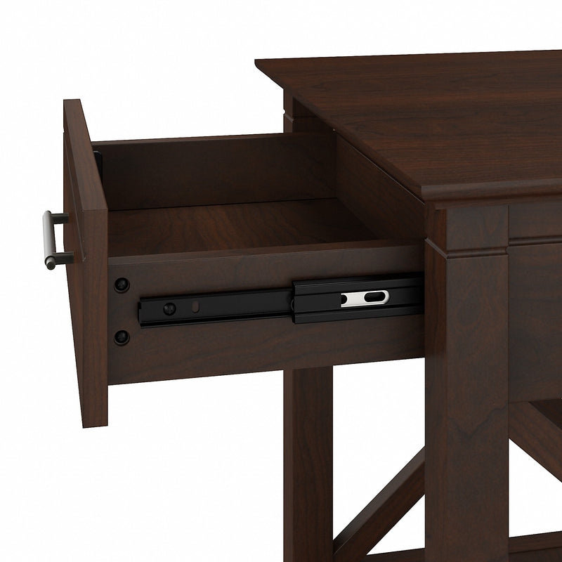 Bush Furniture Key West 20" x 20" End Table, Bing Cherry (KWT120BC-03)
