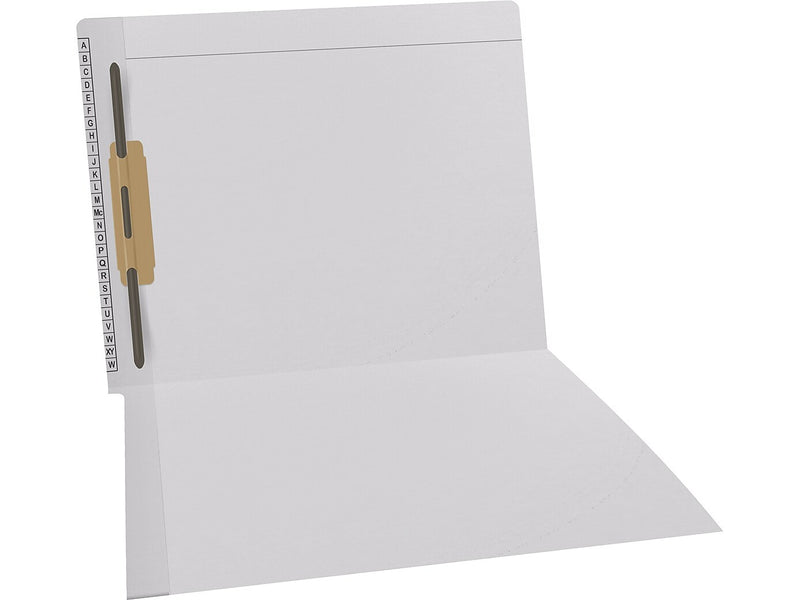 Medical Arts Press Reinforced Classification Folder, 1 3/8" Expansion, Letter Size, White, 50/Box (F1170-WHT-1)