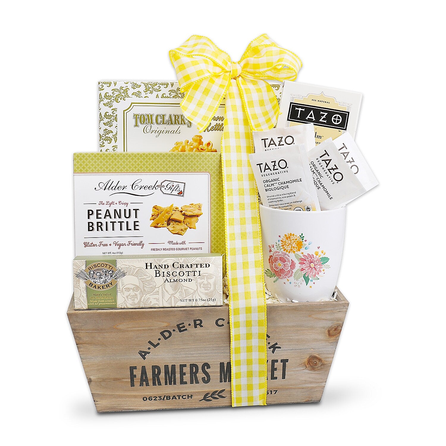 Alder Creek Tea Time Wicker Gift Basket (FG03981)