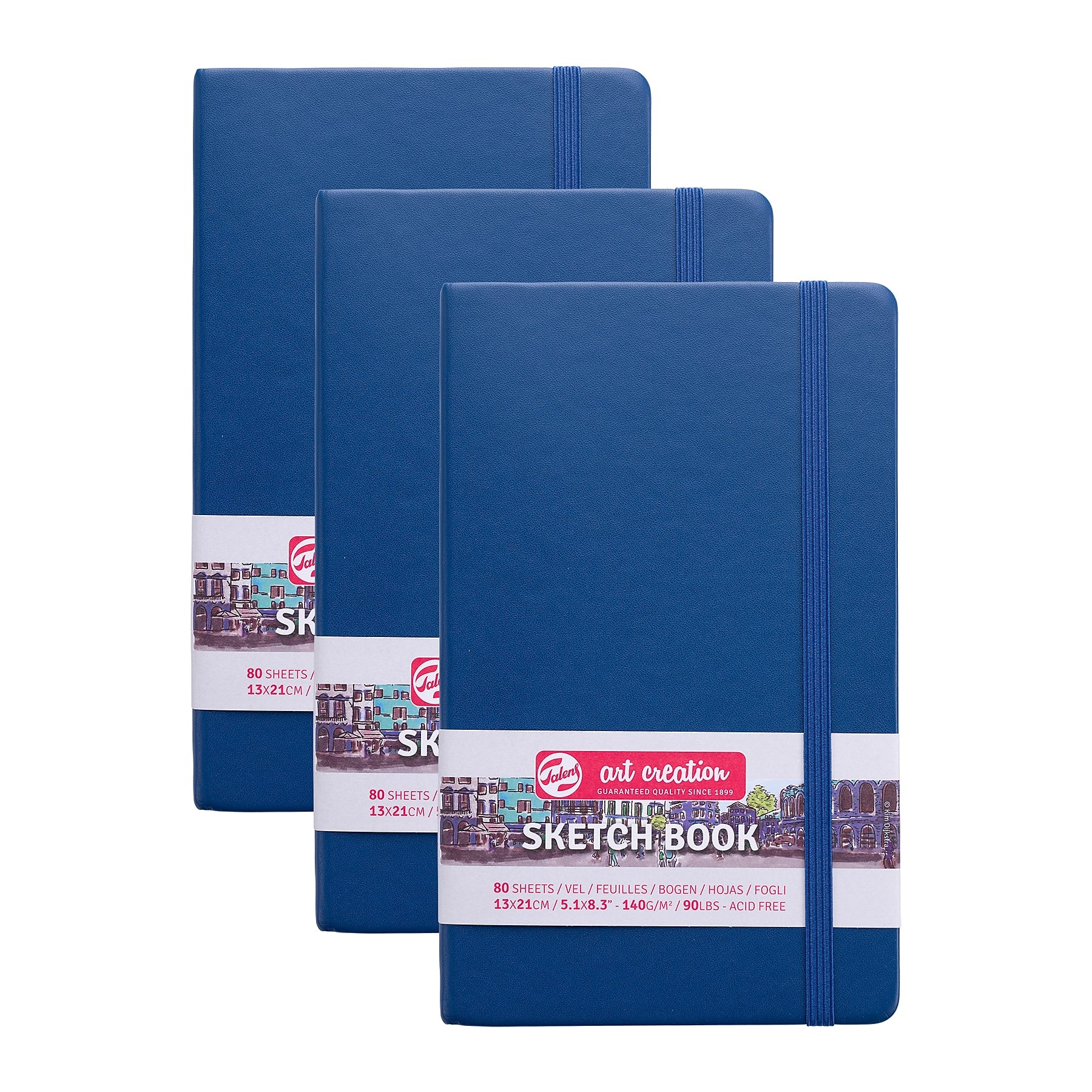 Talens Art Creation 5.1" x 8.3" Sketch Book, 80 Sheets/Book, 3/Bundle (TLN9314232M-3)