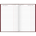 AT-A-GLANCE 2026 Hardcover Diary, 7.75" x 12", Ruled, Red (SD377-13-26)