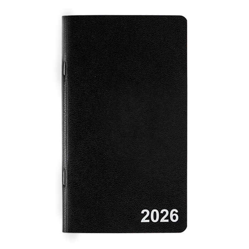 2026 Staples 3.625" x 6.38" Weekly & Monthly Planner, Black (ST12937-26)