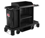 Partially Assembled Housekeeping Cart, Black (SUAHKC2002)