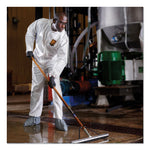 A45 Liquid/Particle Protection Surface Prep/Paint Coveralls, 2X-Large, White, 25/Carton