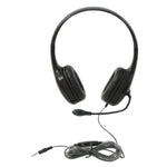 Califone KH-08 On-Ear Headset Headphones, Black (CAFKH08GTBK)