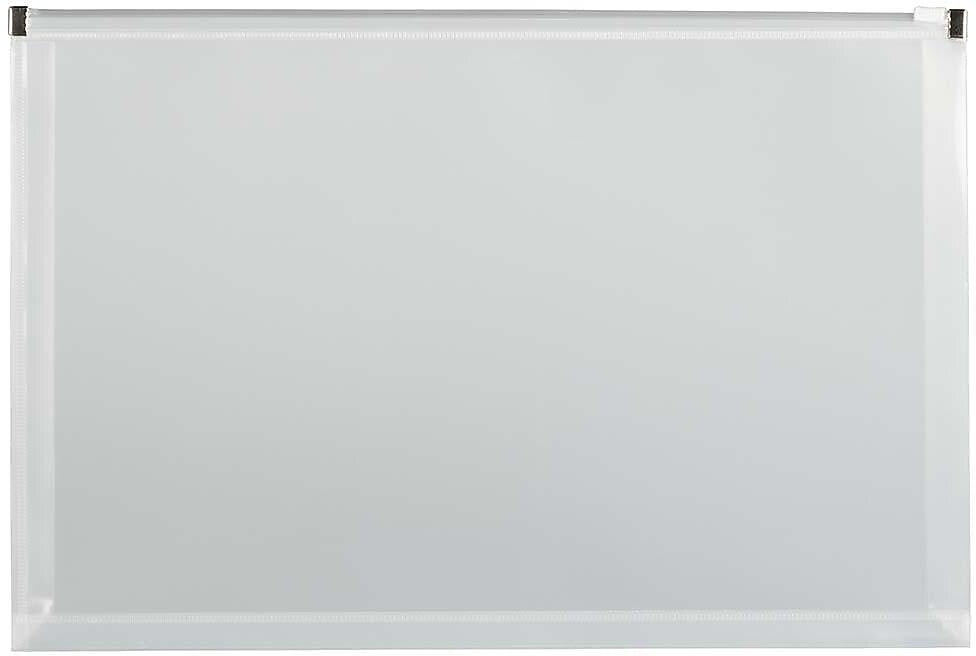 JAM Paper Premium Plastic Document File, 1 Pocket, Legal, Clear, 3/Pack (219Z1clx3)