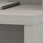 Bush Business Furniture Echo 60"W L Shaped Bow Front Desk, Gray Sand (ECH025GS)