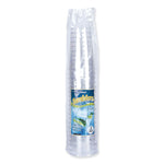 Comet Plastic Tumblers, Tall, 12 oz, Clear, 500/Carton