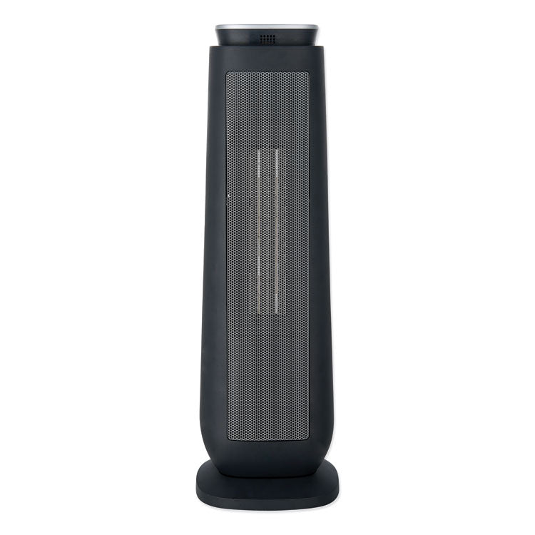 Ceramic Heater Tower with Remote Control, 1,500 W, 7.17 x 7.17 x 22.95, Black