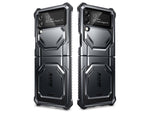 i-Blason Armorbox Black Rugged Case for Samsung Galaxy Z Flip4 (Galaxy2022-ZFlip4-5G-Armorbox-Black)