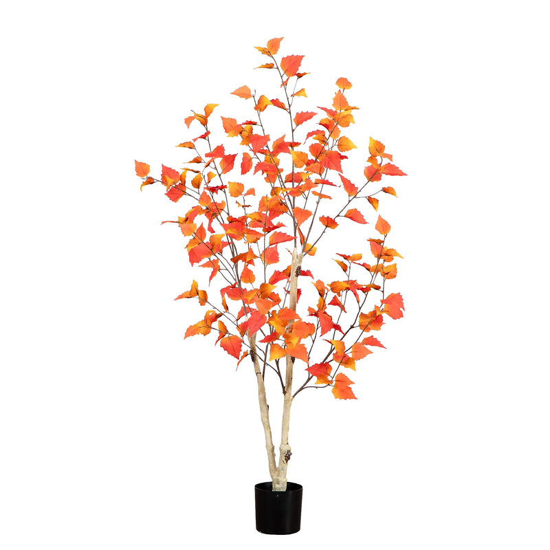 Nearly Natural 4' Autumn Birch Artificial Fall Tree (T4803)