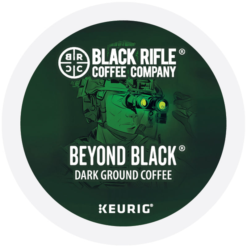 Black Rifle Coffee Company Beyond Black Coffee Keurig® K-Cup® Pods, Dark Roast, 22/Box (5000384043)