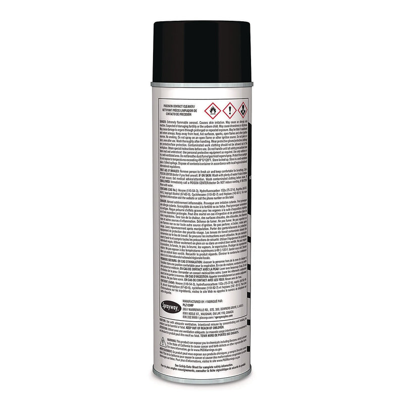 Claire Sprayway Precsion Contact Cleaner, 20 oz., 12/Carton (1000001703)