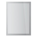 Duraframe Sun Sign Holder, 8.5 X 11, Silver Frame, 2/pack