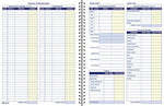 TOPS Bookkeeping Record, 8 Columns, 8.5" x 11", Blue, 64 Sheets/Book (AFR70)