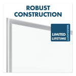 Classic Series Porcelain Magnetic Dry Erase Board, 60" x 36", White Surface, Satin Aluminum Frame