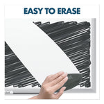 Classic Series Porcelain Magnetic Dry Erase Board, 36" x 24", White Surface, Satin Aluminum Frame