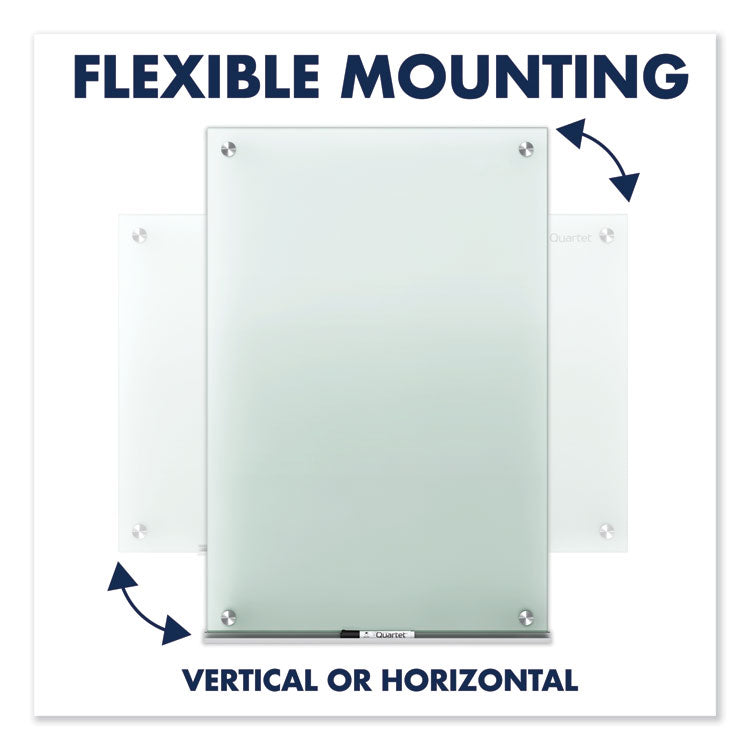 Infinity Glass Marker Board, 96" x 48", Frost Surface