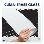 Infinity Magnetic Glass Marker Board, 72" x 48", White Surface